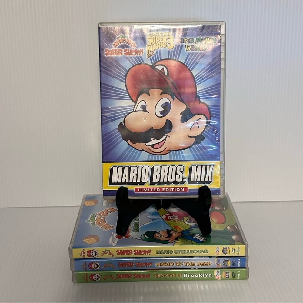DVD Super Mario Bros Lot TV Show Spellbound Showdown Brooklyn Deep Mix Cartoon